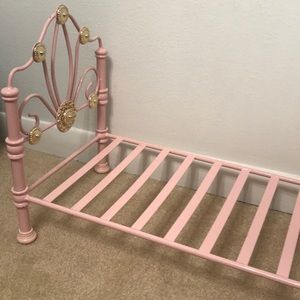American Girl bed frame and mattress